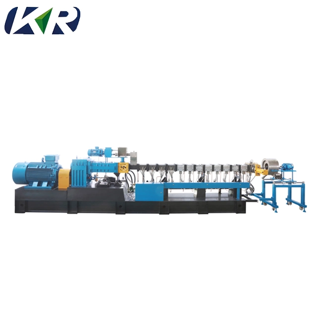 China Wholesale/Supplier Plastic Pellets Making Twin Screw Extruder Machine