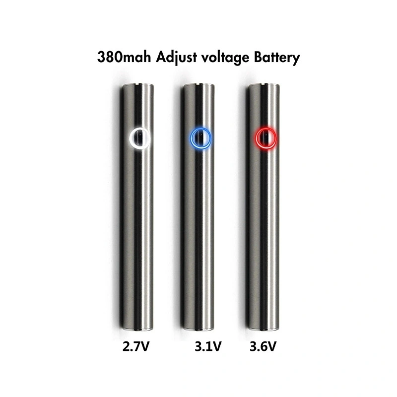 Top Quality Stainless Steel 510 Thread Vape Battery 380mAh Variable Voltage