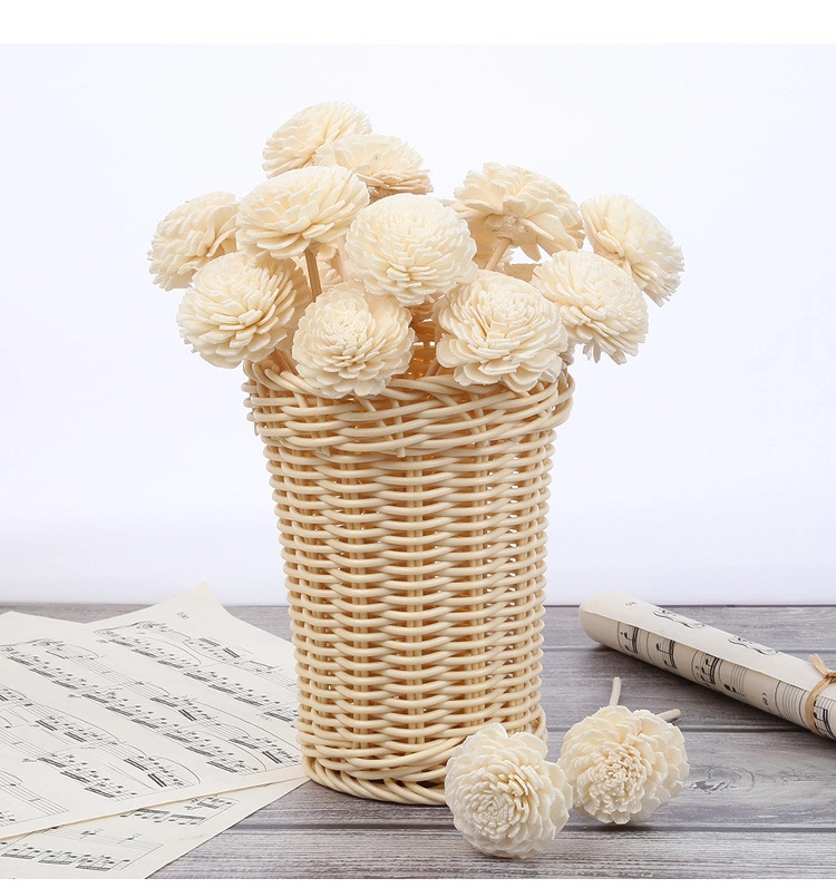 Non-Toxic Natural Sola Flower Rattan Reed Diffuser Stick for Air Fresh & Home Decorations