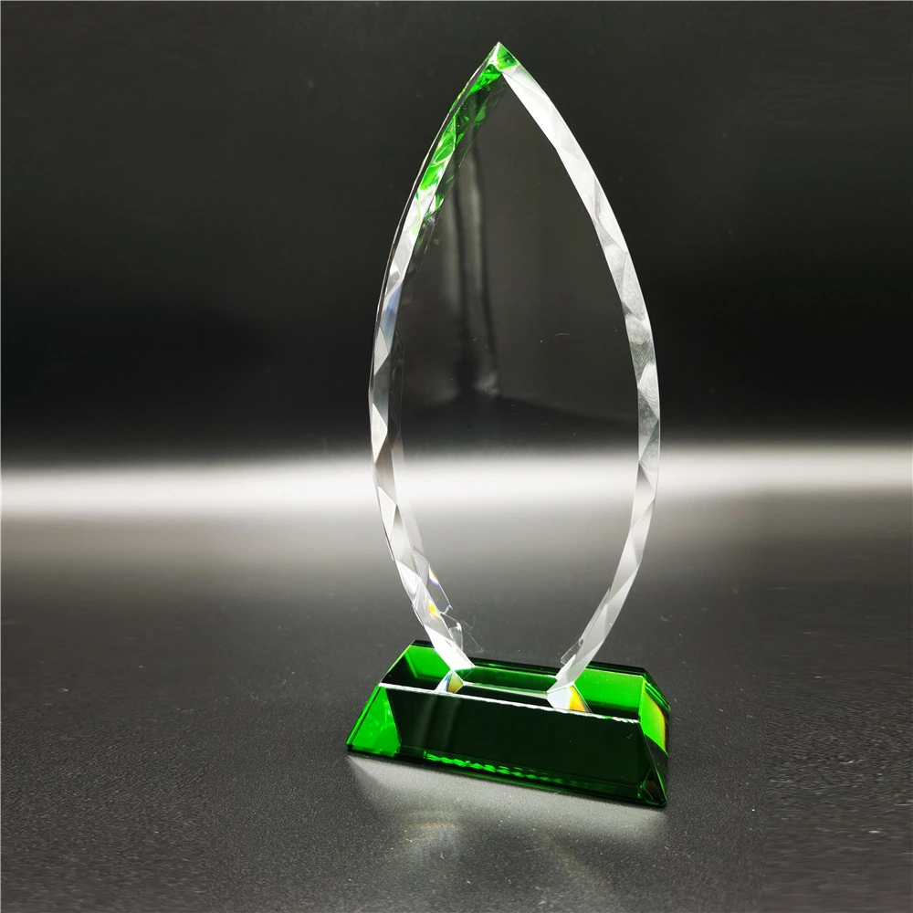 Crystal Golf Trophy Red Base