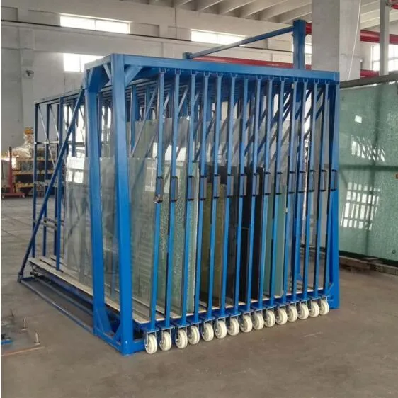 Drawer Type Glass Rack System for Flat Glass From Professional Rack Supplier Glass in Warehouse