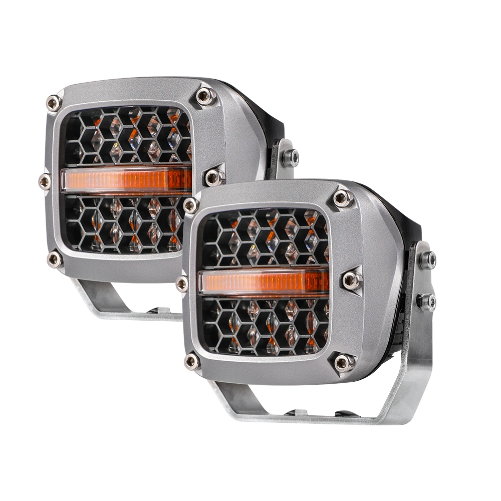 3.5 Inch 60W LED Work Driving Fog Light off Road LED Lights Bar Mounting Bracket for SUV Boat Jeep Lamp