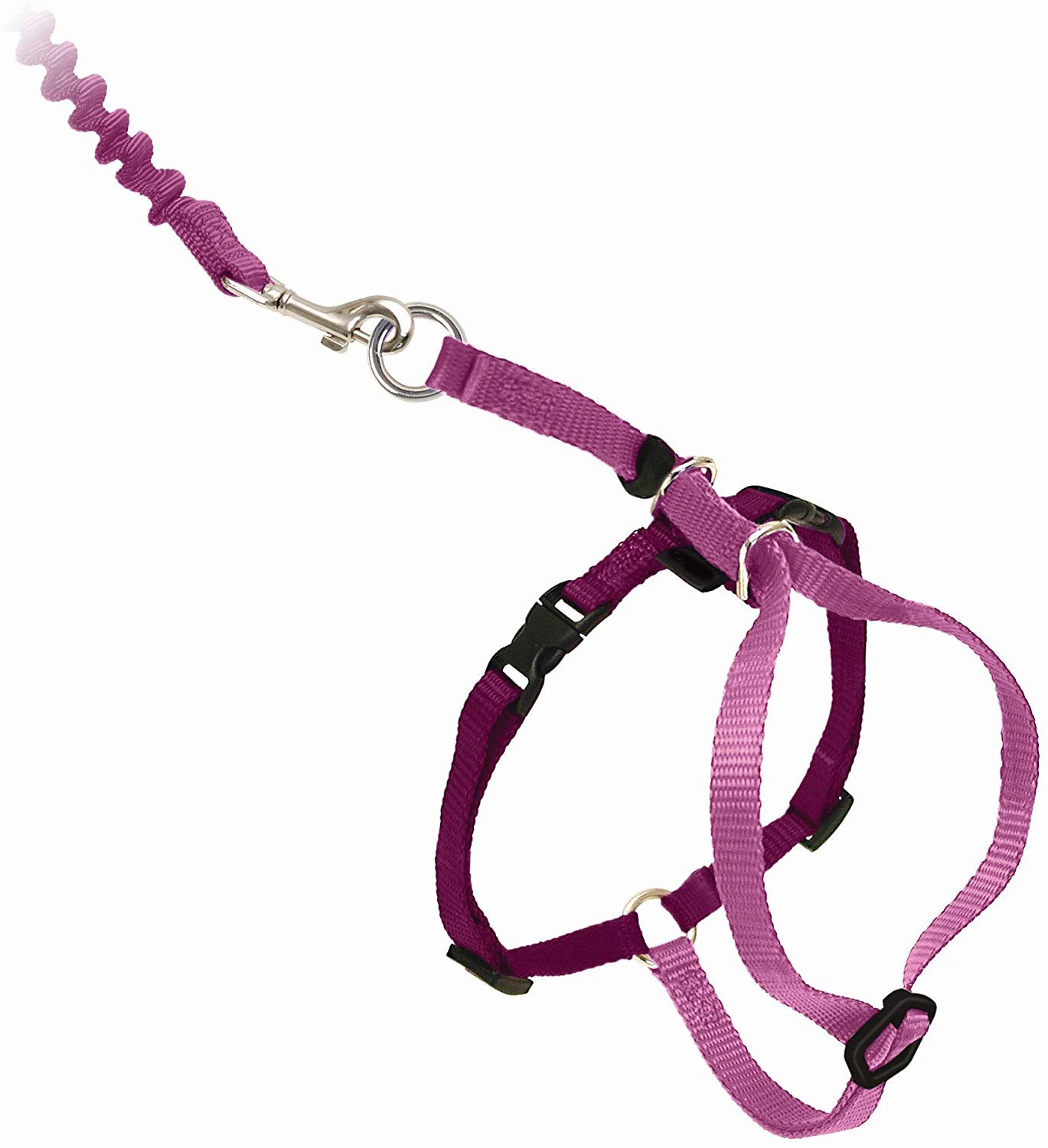 Comfortable Control Easy Walk Harness Cat Collars with Flexible Bungee Leash