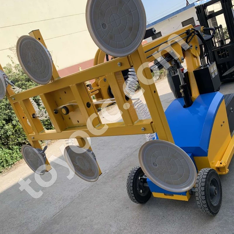 Intelligent Electric Lifting Machine Glass Vacuum Lifter Glass Robot Trolley Glazing Car for Installation