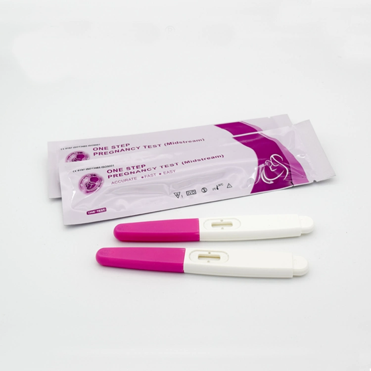 Wholesale HCG Colloidal Gold Rapid Test Pregnancy Test Midstream/Card