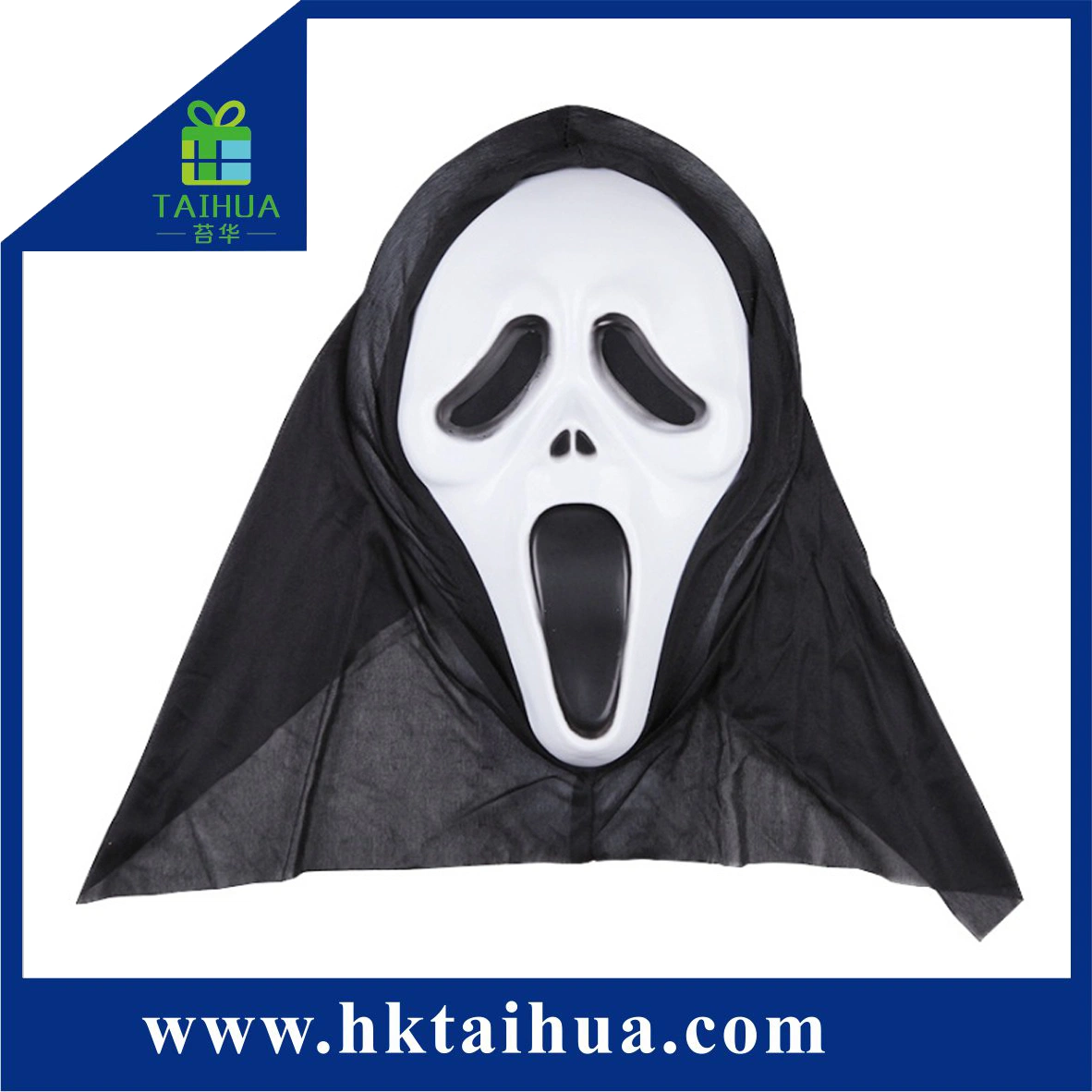 Halloween Supplies Carnival Party Custom Plastic The Terrorist Ghost Horror Death Scream Mask