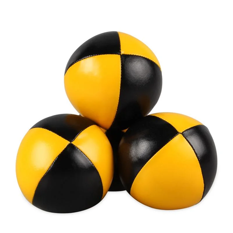 New PU Leather Velvet Magic Acrobatic Hand Toss Juggling Ball Juggling Ball Toy Ball