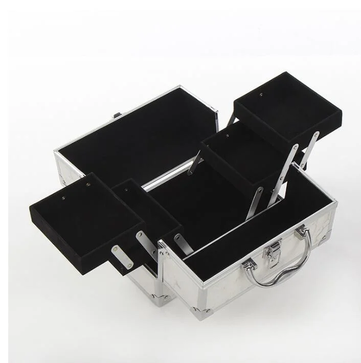 Lightweight Customized Cosmetic Aluminum Vanity Makeup Box