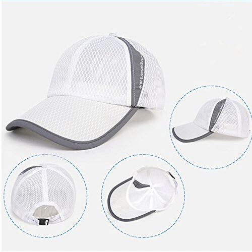 Breathable Quick Dry Baseball Sun Cap with Mesh Fabric Summer Baseball Caps