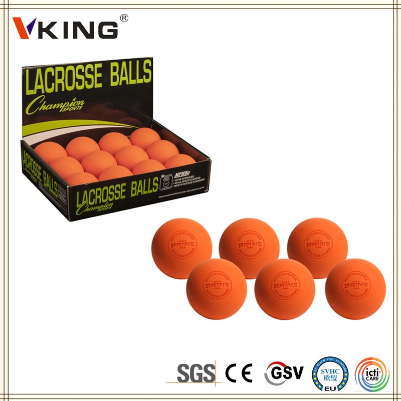 Dia 63mm Red Color Lacrosse Training Balls