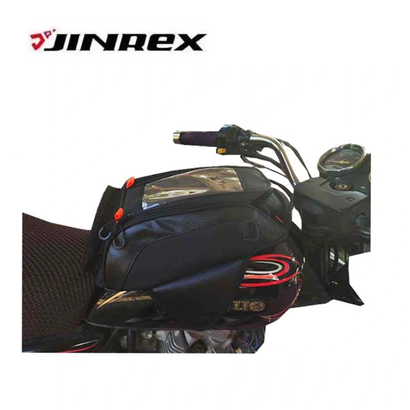 Jinrex Motorcycle Motor Bike Front Riding High Capacity Waterproof Duarble Canvas Bicycle Rear Rack Saddle Bike Pannier Tool Bag