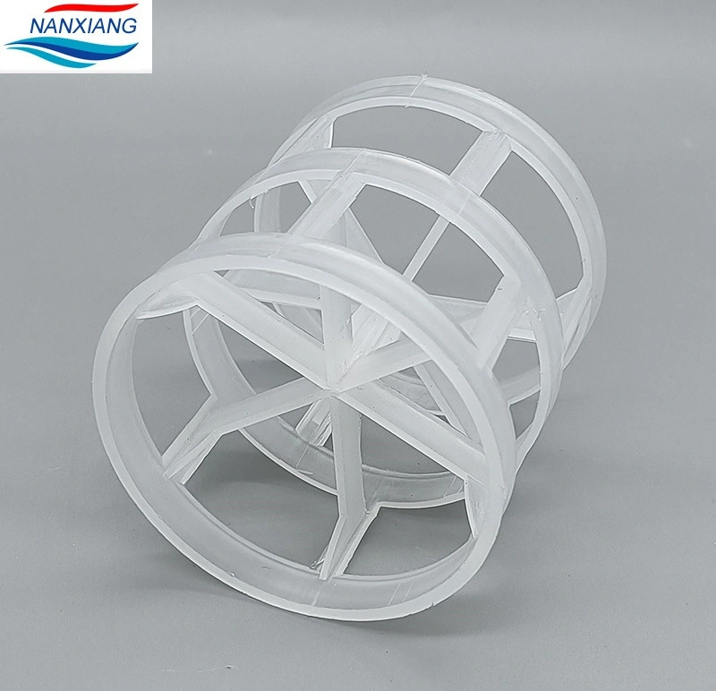 Embalagem aleatória PVC PTFE PVDF polipropileno PP embalagem plástica Pall Anel