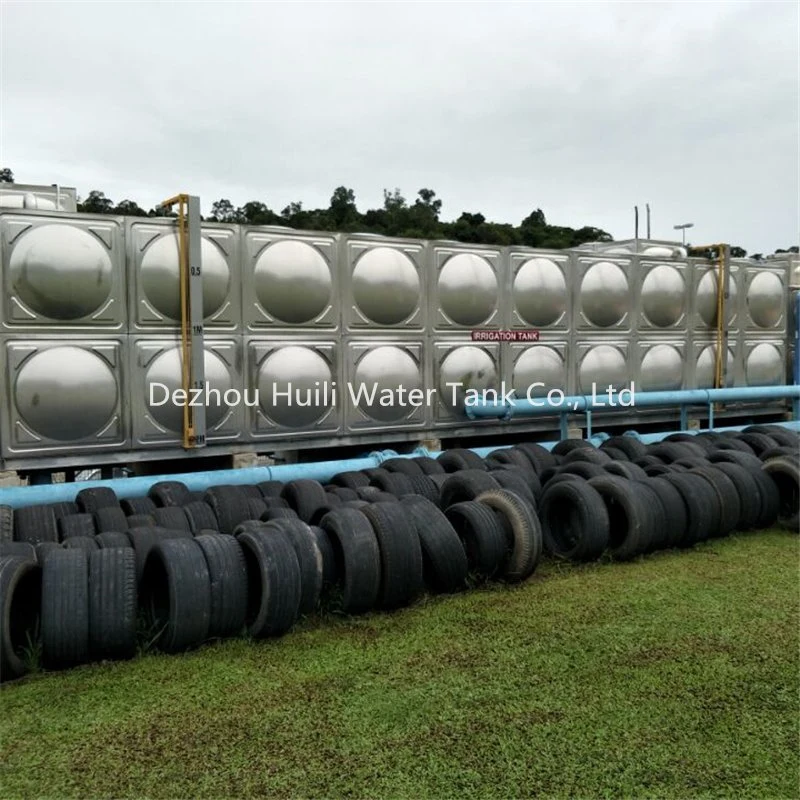 Venta caliente soldadura modulares de acero inoxidable tanque de almacenamiento de agua de bebida barata 10000 litros Presión estructura depósito grande