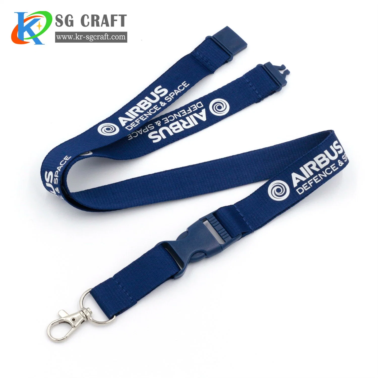 عالية الجودة طباعة رخيصة مخصصة نقل الحرارة Polyester Lanyard لمدة هدية