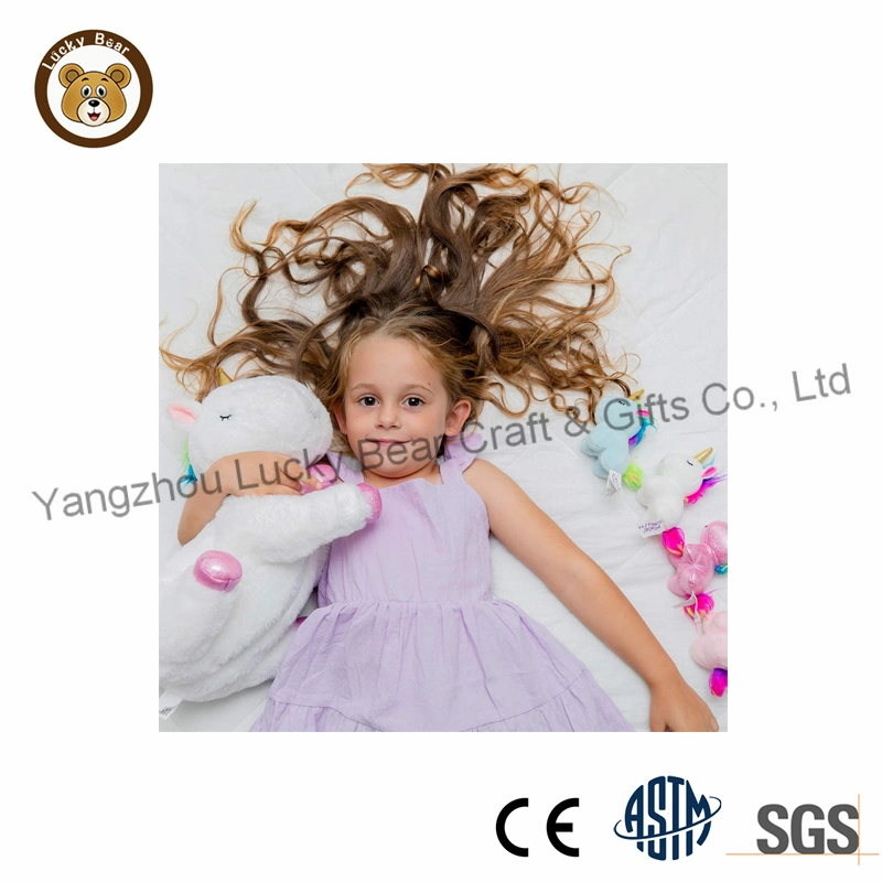 Yangzhou personalizado de la fábrica de peluche Unicornio coloridos juguetes para niños de la felpa