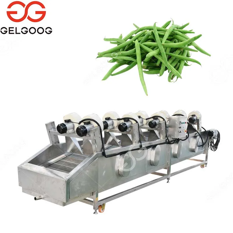 IQF Tunnel Food Freezer Tunnel Deep Freezer IQF Machine Frozen Food Chiller Frozen Green Beans Vegetables Processing Machine