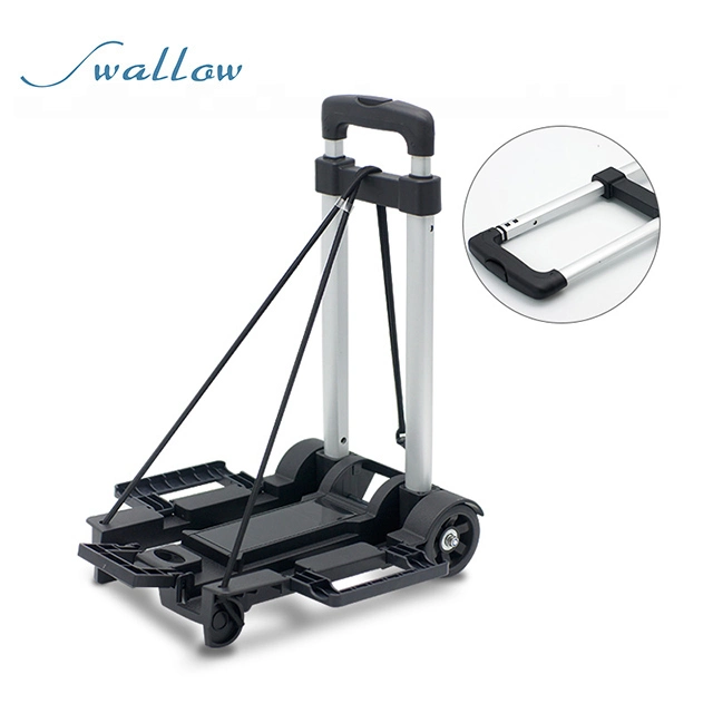 Hand Airport Transport Tool Portable Cart Folding Dolly Push Truck Folding Hand Truck Dolly Warehouse Trolley