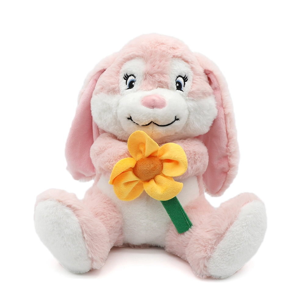 2023 Rabbit Year Mascot Rabbit Toy Plush Animal Cute Doll New Year Kid Gift Red Rabbit