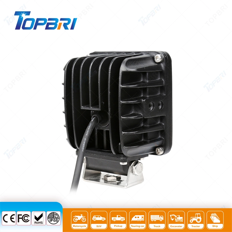 Square 40W CREE LED Working Light for Truck Heavy Duty