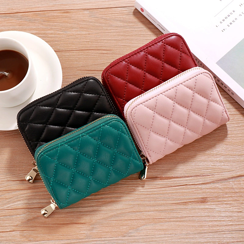 Factory Direct Ladies Travel Purse Multi-Card Short Wallets for Women