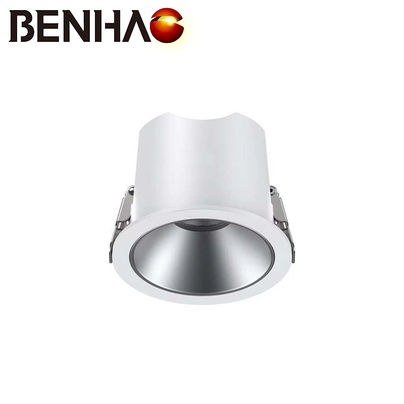 LED Embedded Downlight Narrow Edge Aisle Lamp Deep Cup Anti-Glare Household COB Downlight