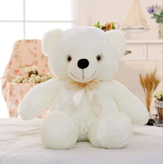 Promotional Gift Lighting Teddy Bear Colorful Lights Toy LED Stuffed Animals