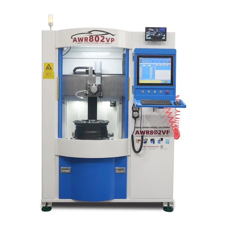 Lower Price Diamond Cutting Alloy Wheel Repair Machine Awr802vp