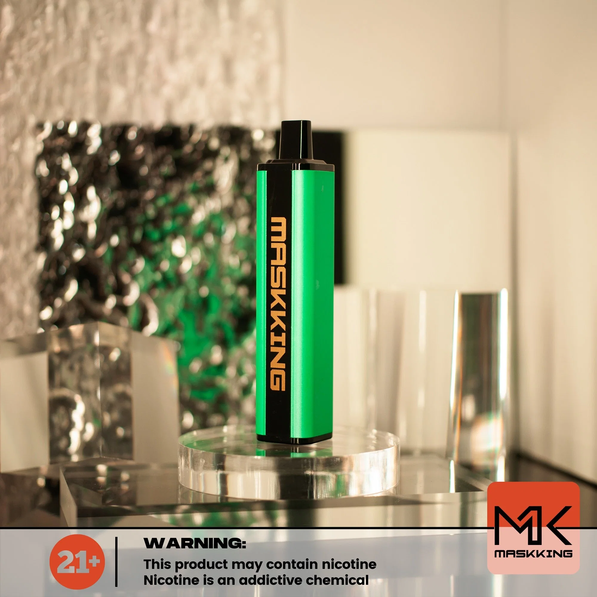 Maskking 2% 5% Salz Nikotin Elektronische Zigarette Super Cc 2500 Einmal-Vaporizer Mit Puffs