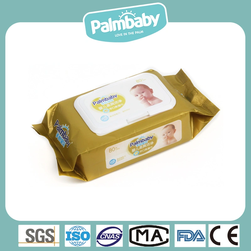 Baby Wet Tissue Hand Mouth Wet Wipes Soft Nonwoven Fabric Wet Tissue Baby Skin Care Clean