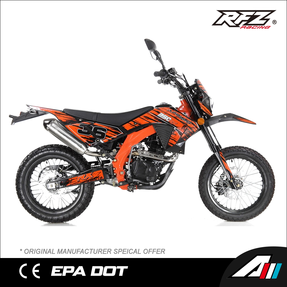 250cc homologado DOT registrado Moto motocicleta de gran manera de adultos