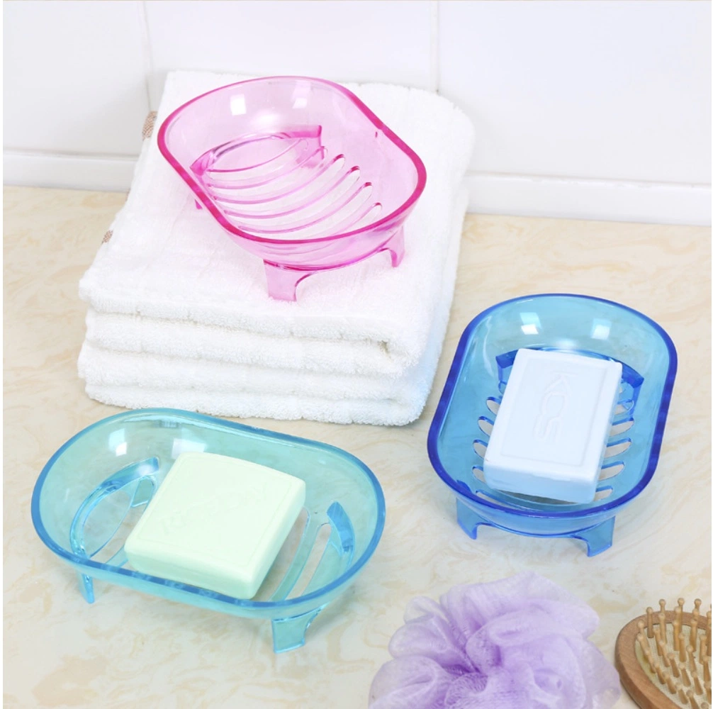 Draining Rack Portable Soap Dish Plastic Soap Box Minimalist Style Soap Box