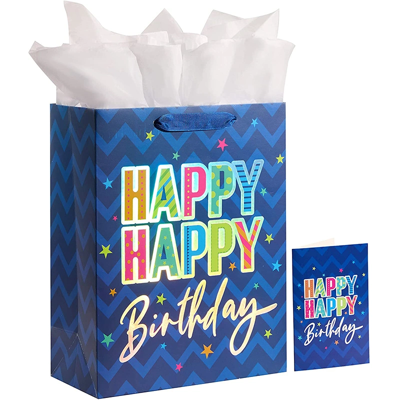 Customized Happy Birthday Bag 4c Printing