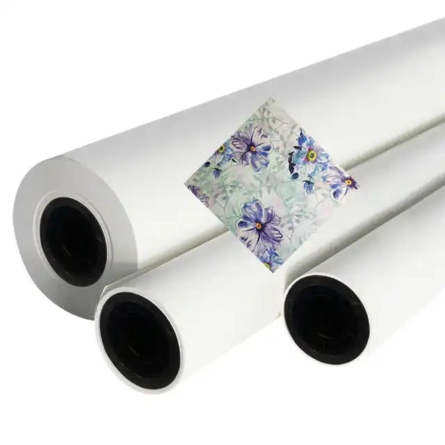 High Quality 90GSM White Plain Sublimation Paper Rroll for Digital Printing