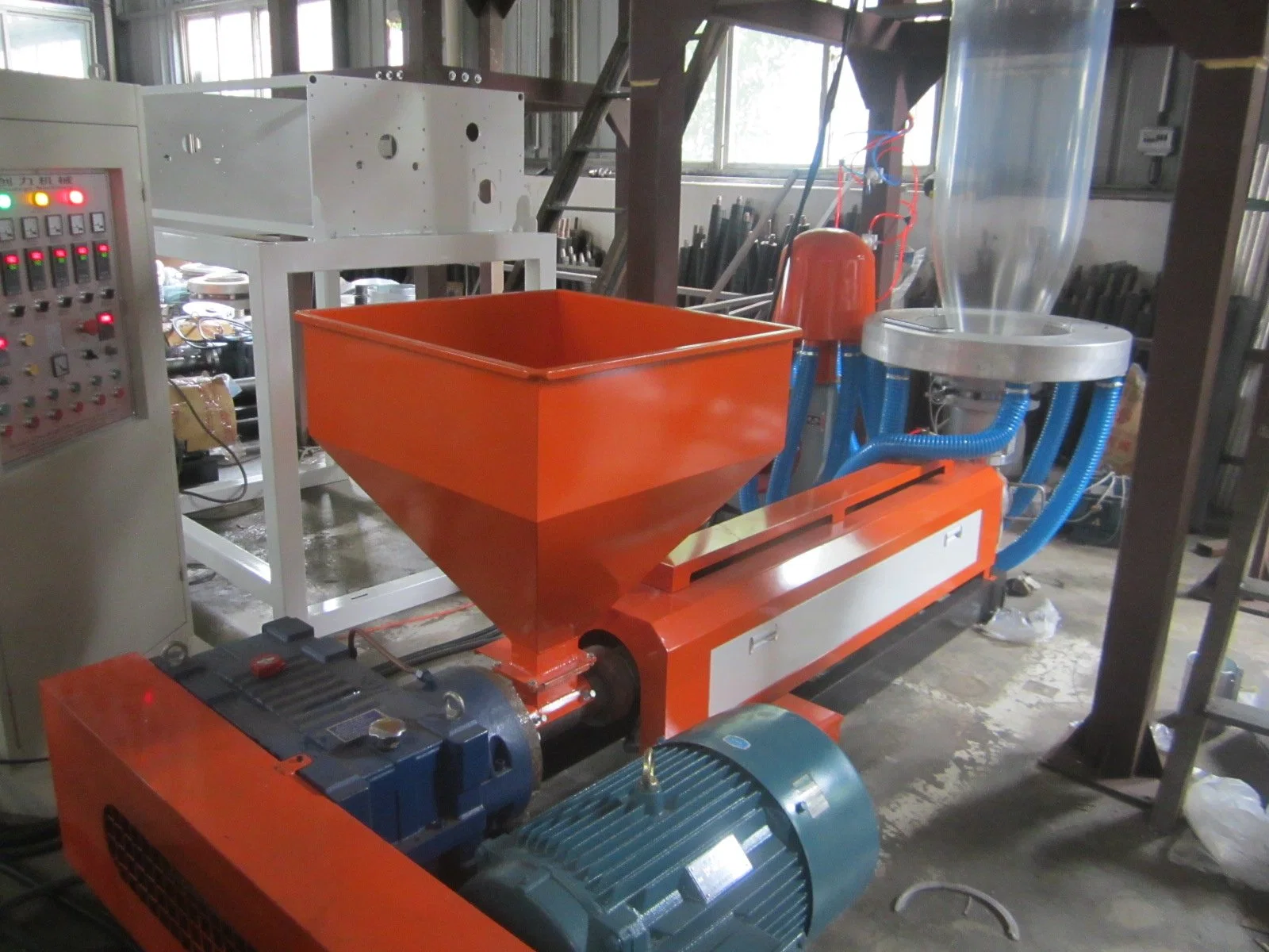 High Output HDPE/LDPE/LLDPE Plastic Film Blowing Machine for T-Shirt Bags