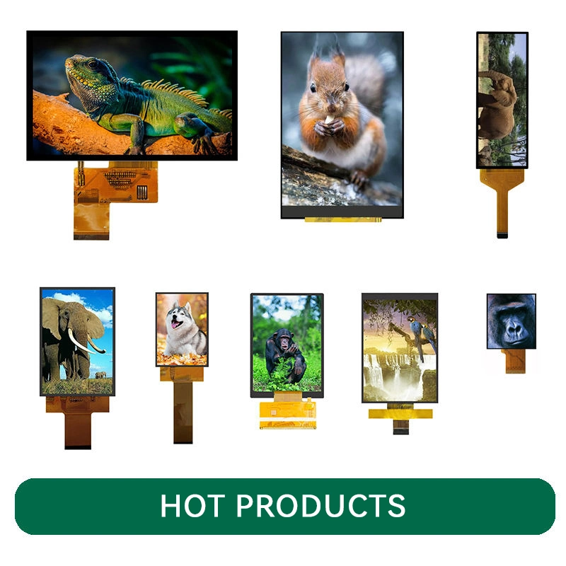 High Brightness 3.5 Inch Industrial LCD Panel Resolution 320X480 Interface MCU Color IPS LCD