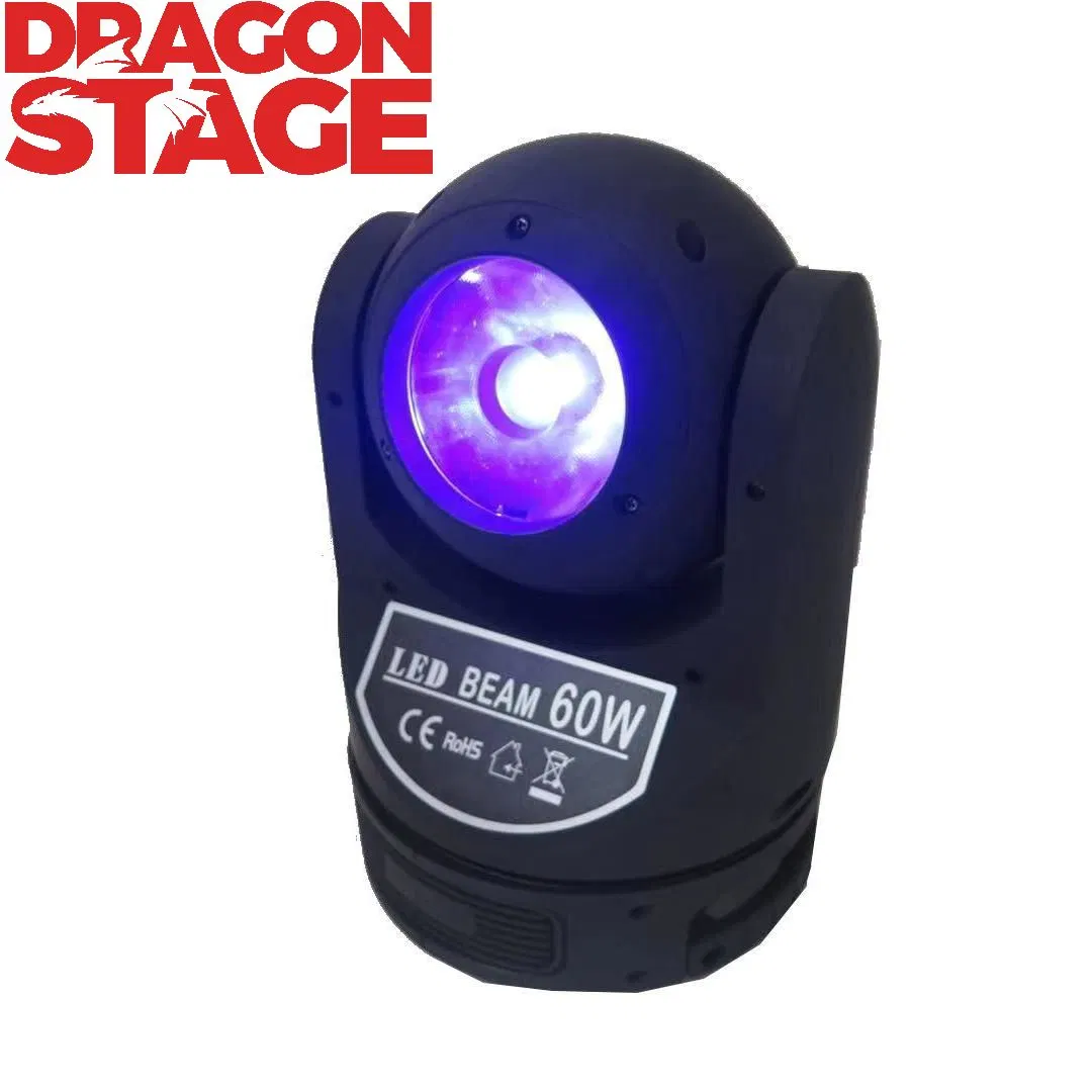 Dragonstage Mini LED Gobo Spot 60W Moving Head LED Stage Light