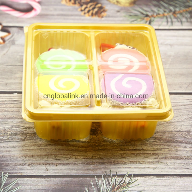 Plastic Container Custom Food Containers Used in Pastry and Nut Packaging