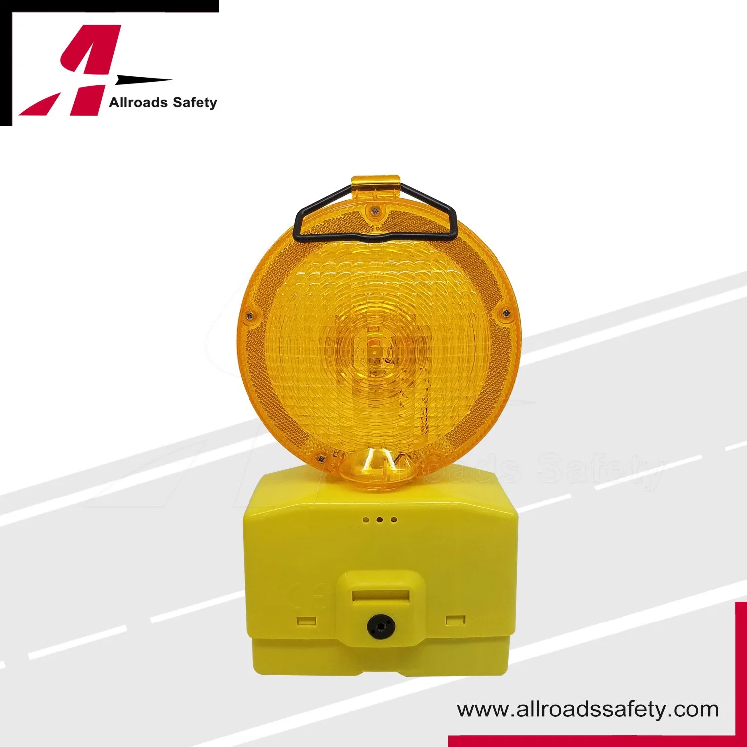 Road Construction Maintenance Work Safety Warning LED Barricade Flashing Light