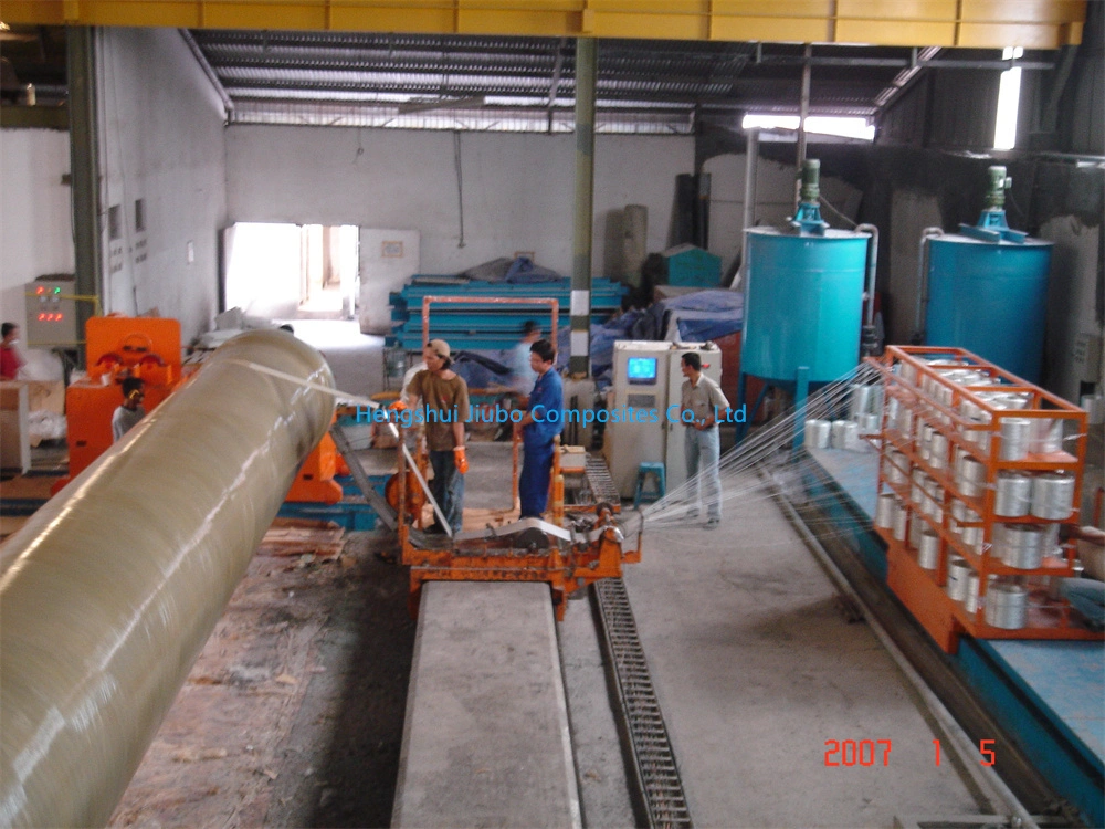 Ligne de production de tubes en fibre de verre GRP FRP