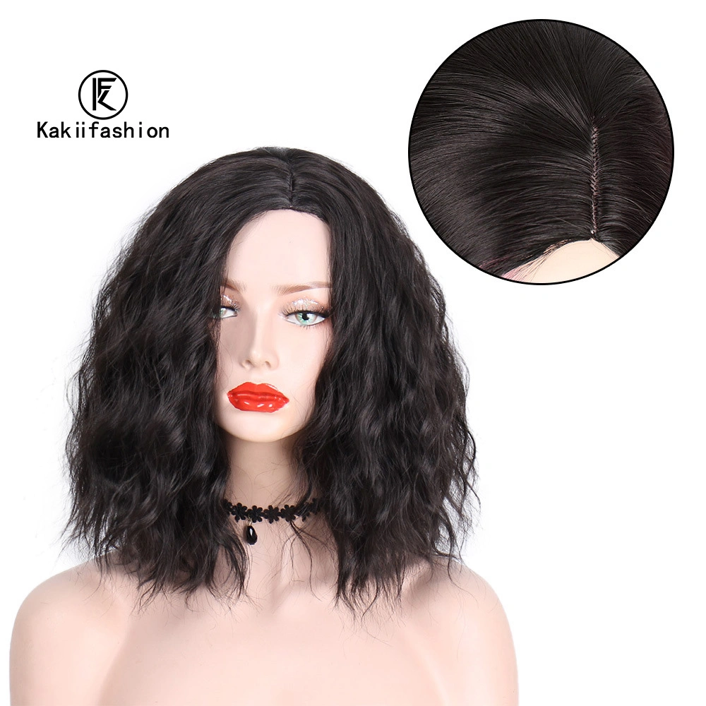 Factory Wholesale Short Synthetic Fiber Wave Hair for Black Women White Women Cheap Hair