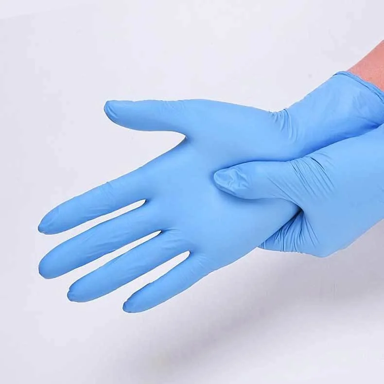 Multi-Purpose Disposable Nitrile Examtion Gloves Synthetic Vinyl Gloves