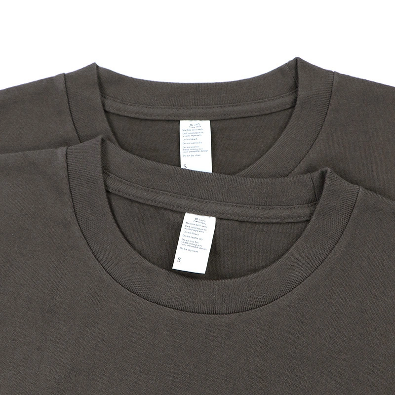 Custom T Shirt Logotipo personalizado Tela Bordar Puff Gofragem Impressão Digital Camisas