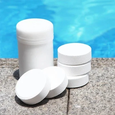 Höchste Reinheit Schwimmbad Bulk Chlor Tabletten 3 Zoll mit USA Sicherheitsschrank