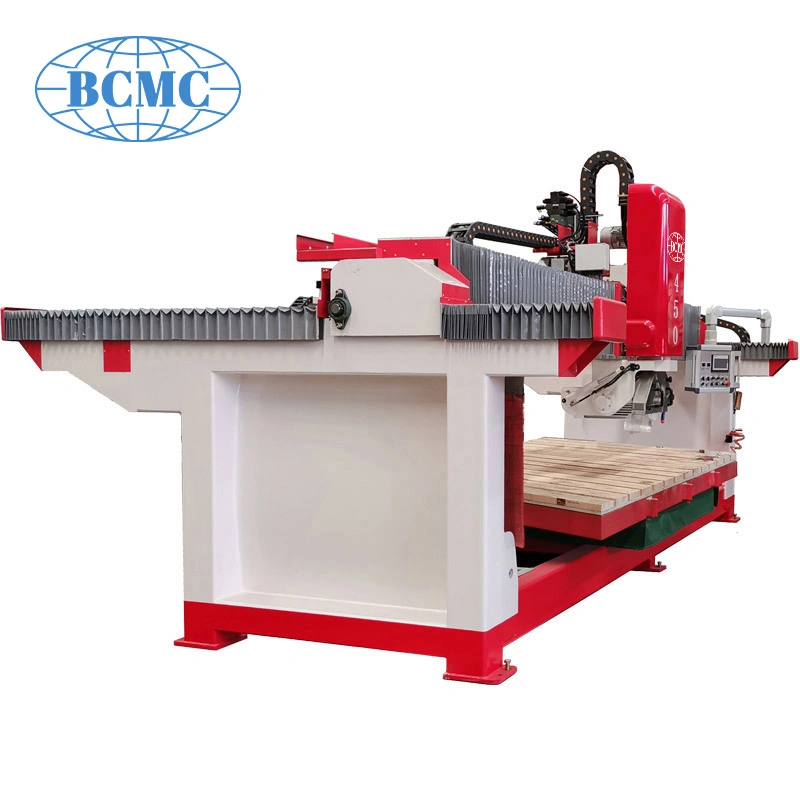 Full Automatic Stone Machinery 45 Degree Bridge Chamfer Cutting Machine Tile Cutter Granite Marble Saw with Steel Structure