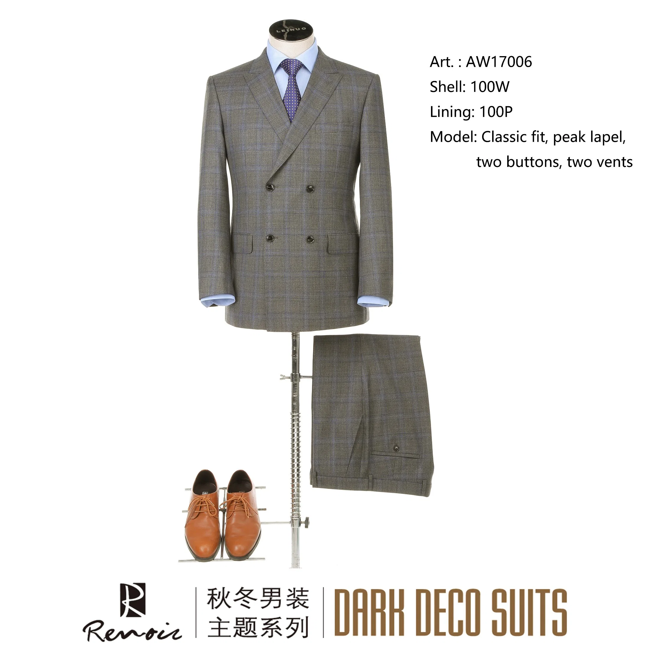 OEM 2 Piece Wool Classic Fit Men&prime; S Business Suit