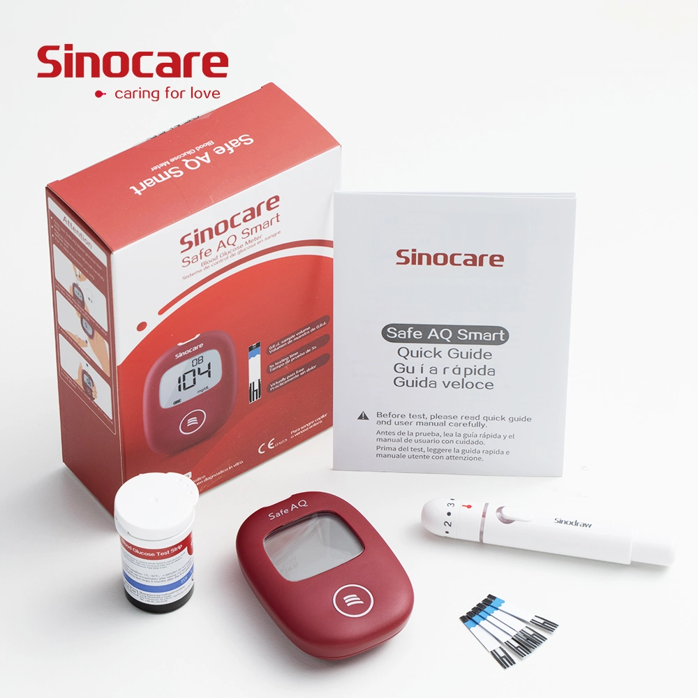 Sinocare Multi Function Blood Sugar Test Paper Price Blood Glucose Meter Test Strips