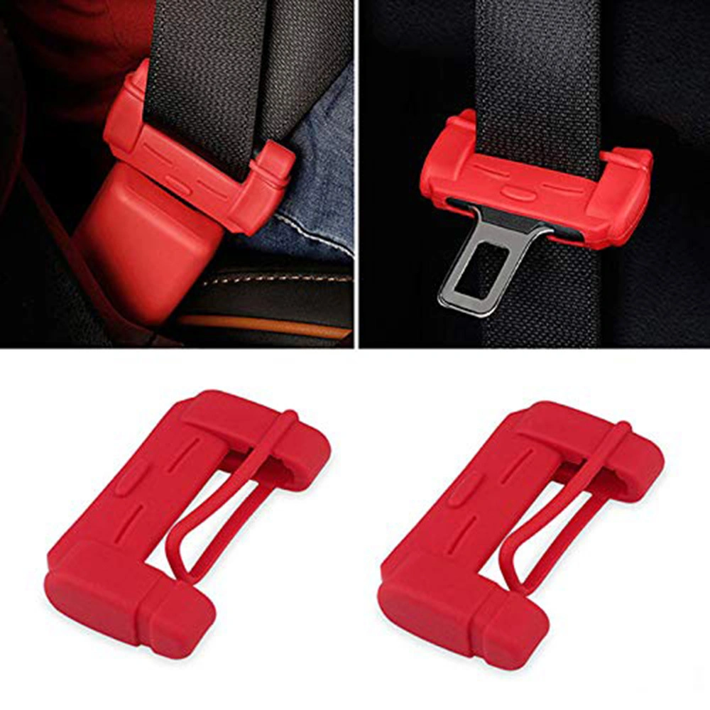 Universal Anti-Scratch Car Seat Belt Buckle Covers Provide Prevention Silica Gel Ci13030