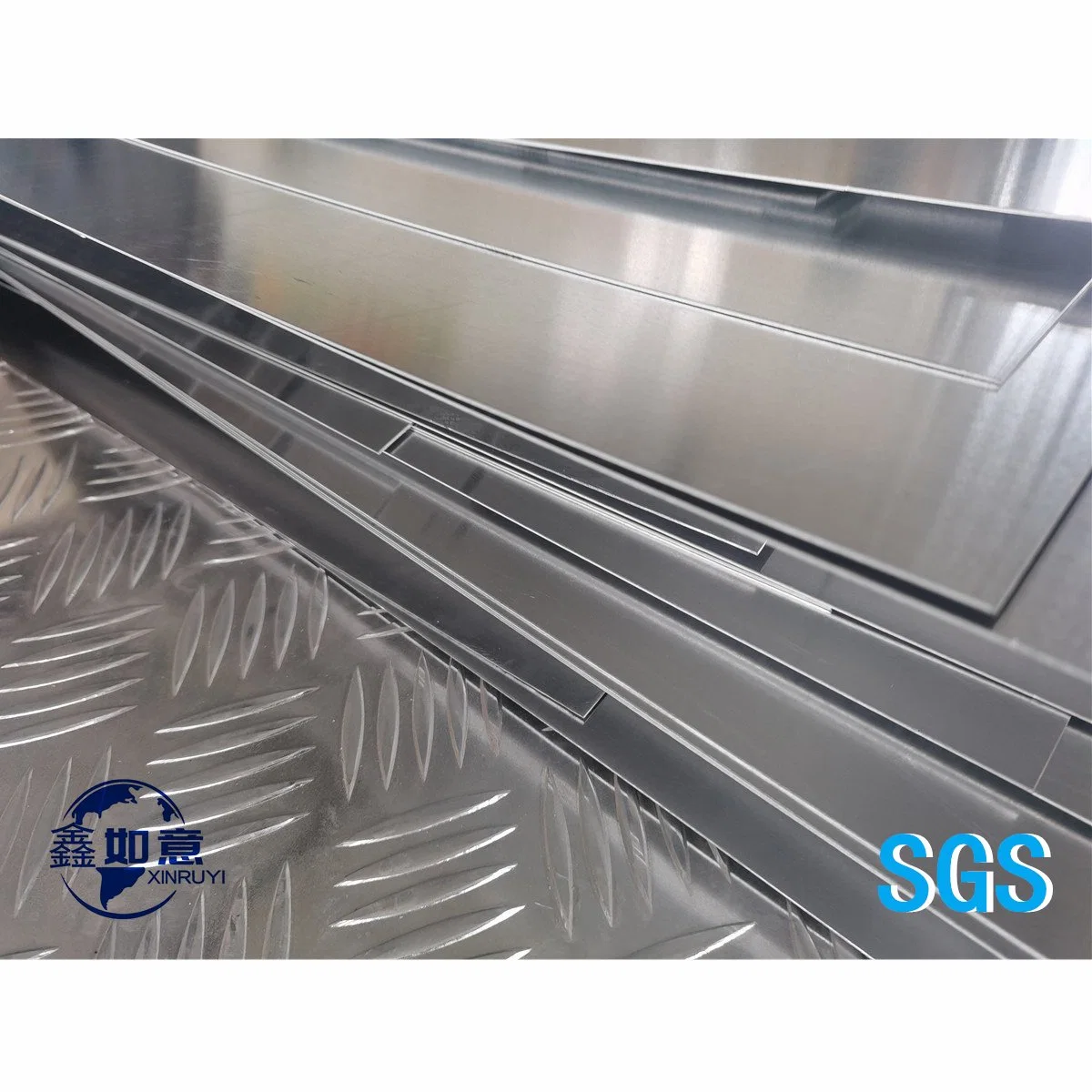 Grado marino de aluminio estampado a cuadros de la placa de la hoja de aleación de 5052/5083