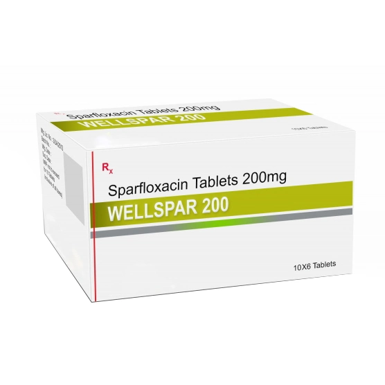 Планшетные ПК Sparfloxacin 200mg Bp USP IP-Китай фармацевтической GMP