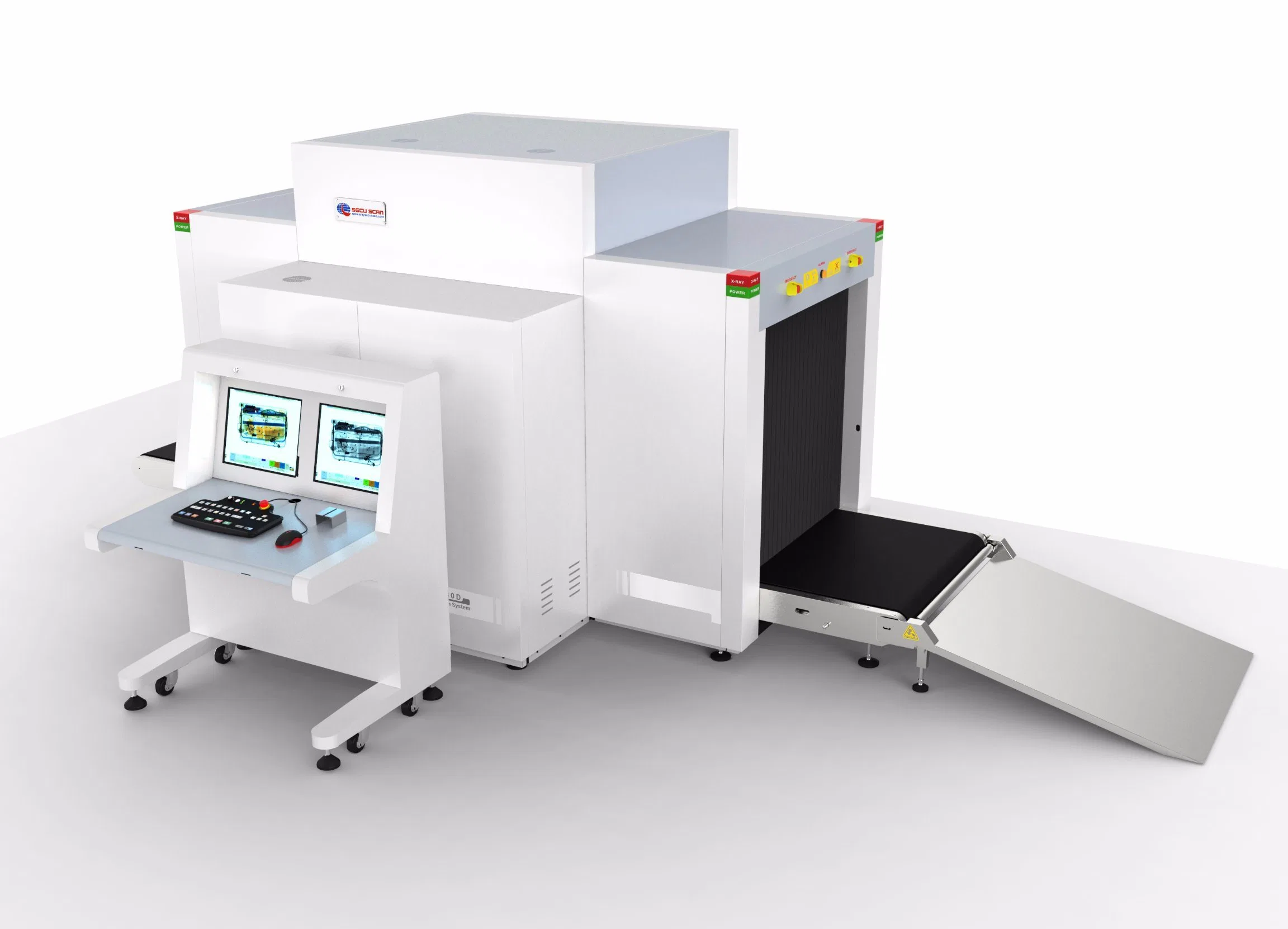 Größter Hersteller High Conveyor Speed Flughafen Cargo Scanner mit zwei Generator-Modell: At-100100d